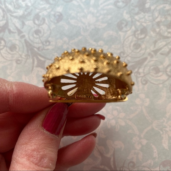 VINTAGE Monet mushroom brooch gold tone VINTAGE - Picture 3 of 4